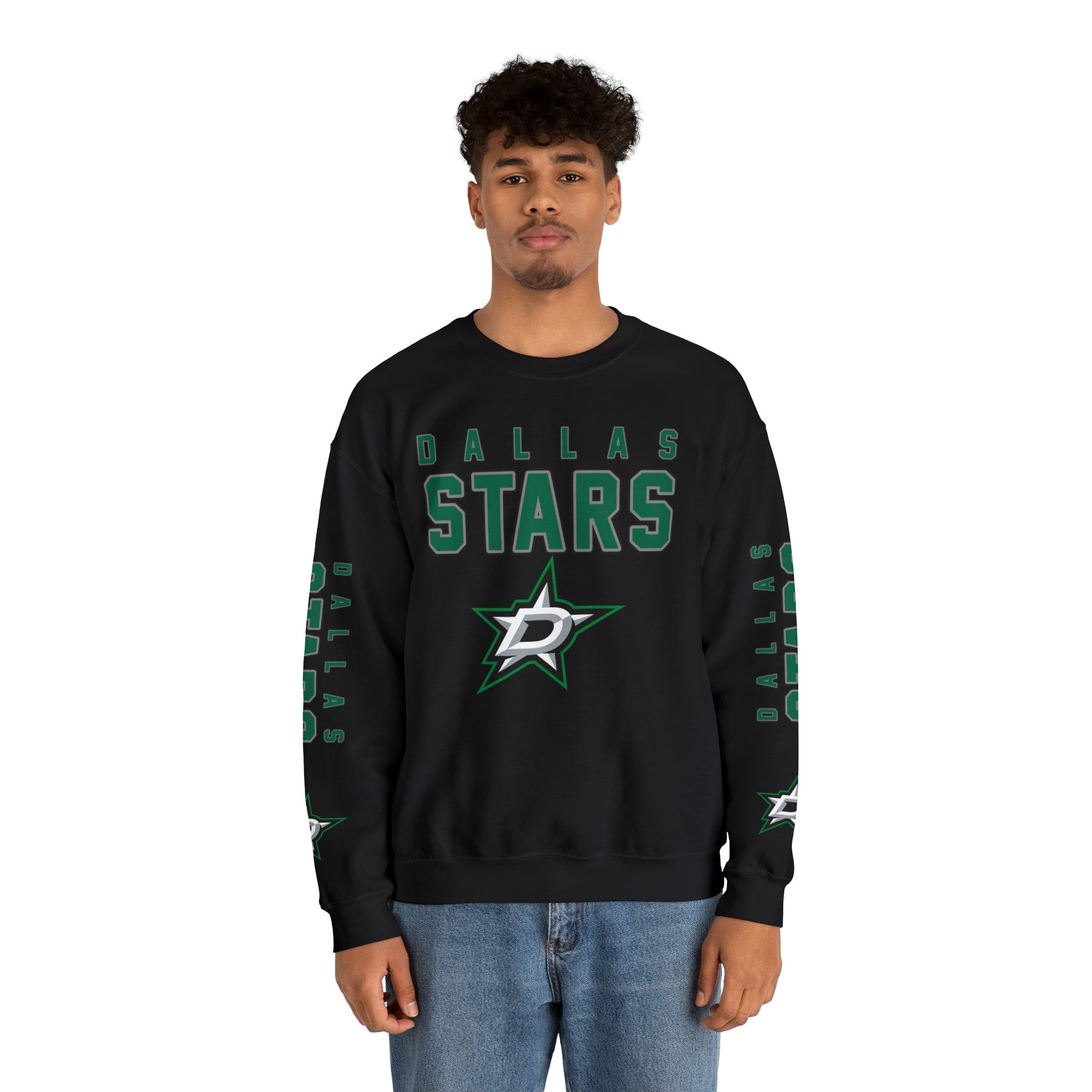 Dallas Stars Crewneck Sweatshirt | JZ FAN CAVE