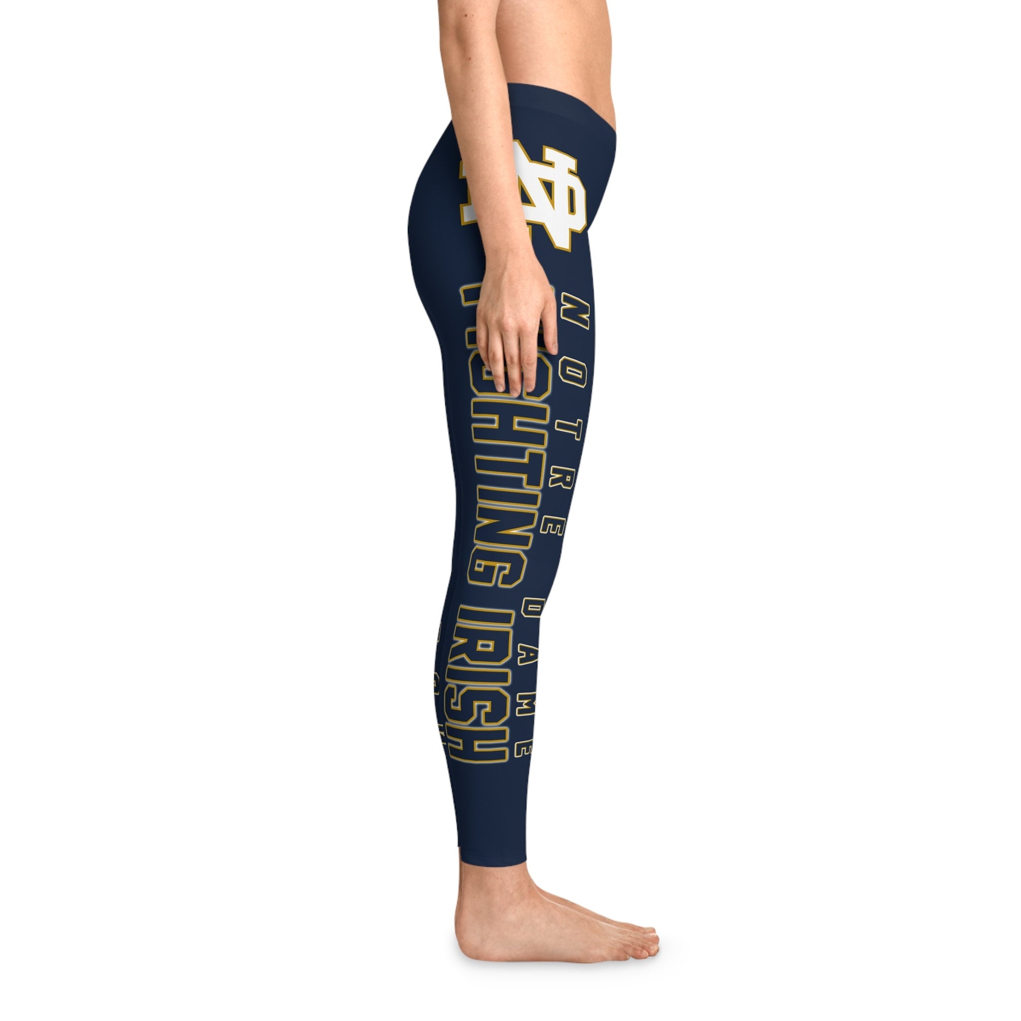 Notre Dame Fighting Irish Stretchy leggings Navy JZ FAN CAVE